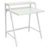 2-Tier Lola Desk, White -Furniture Series Sale 2 tier lola desk white