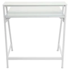 2-Tier Lola Desk, White -Furniture Series Sale 2 tier lola desk white 4