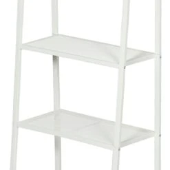4-Tier Metal Rack, White -Furniture Series Sale 4 tier metal rack white 2