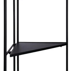 Alice Folding Corner Shelf, Black -Furniture Series Sale alice folding corner shelf black 3