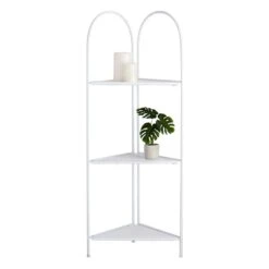 Alice Folding Corner Shelf, White 9 Alice Folding Corner Shelf, White -Furniture Series Sale alice folding corner shelf white 2
