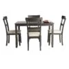 Anderson 5-Piece Dining Set, Grey -Furniture Series Sale anderson 5 piece dining set grey