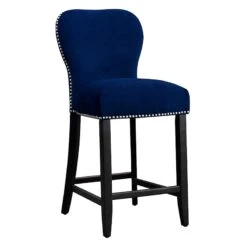 Astor Place Navy Blue Counter Stool