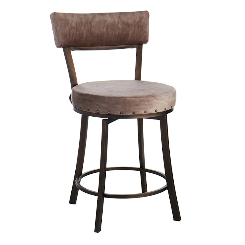 Austin Swivel Counter Stool, 24" 3 Austin Swivel Counter Stool, 24"