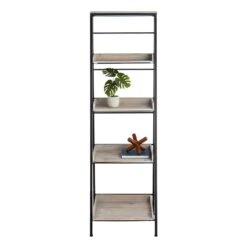 Black Metal Folding Rack With Wood Tray Layer -Furniture Series Sale black metal folding rack with wood tray layer 5