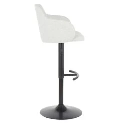 Bryce Adjustable Barstool, Light Grey -Furniture Series Sale bryce adjustable barstool light grey 2