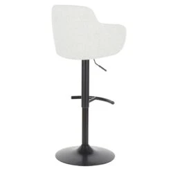 Bryce Adjustable Barstool, Light Grey -Furniture Series Sale bryce adjustable barstool light grey 3