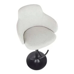 Bryce Adjustable Barstool, Light Grey -Furniture Series Sale bryce adjustable barstool light grey 5