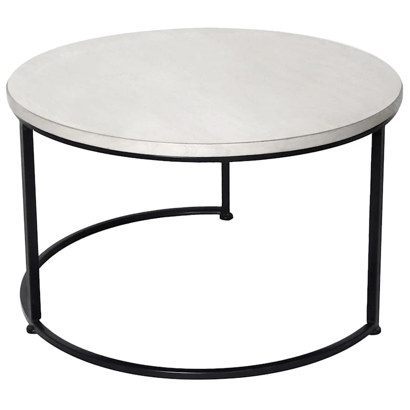 Copper Round Metal Side Table, Small 6 Copper Round Metal Side Table, Small - Image 4