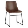 Crosby St Drake Espresso Brown Faux Leather Dining Chair 1 Crosby St Drake Espresso Brown Faux Leather Dining Chair -Furniture Series Sale crosby st drake espresso brown faux leather dining chair