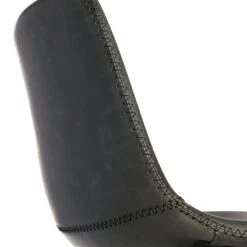 Crosby St Drake Modern Faux Leather Industrial Barstool, Dark Grey -Furniture Series Sale crosby st drake modern faux leather industrial barstool dark grey 3