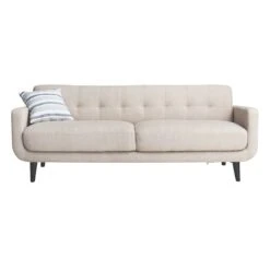 Crosby St Hadley Tufted Back Sofa, Taupe -Furniture Series Sale crosby st hadley tufted back sofa taupe 2