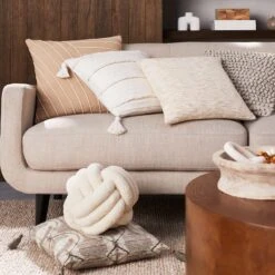 Crosby St Hadley Tufted Back Sofa, Taupe -Furniture Series Sale crosby st hadley tufted back sofa taupe 5