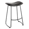 Crosby St Jude Black Backless Barstool, 30" -Furniture Series Sale crosby st jude black backless barstool 30