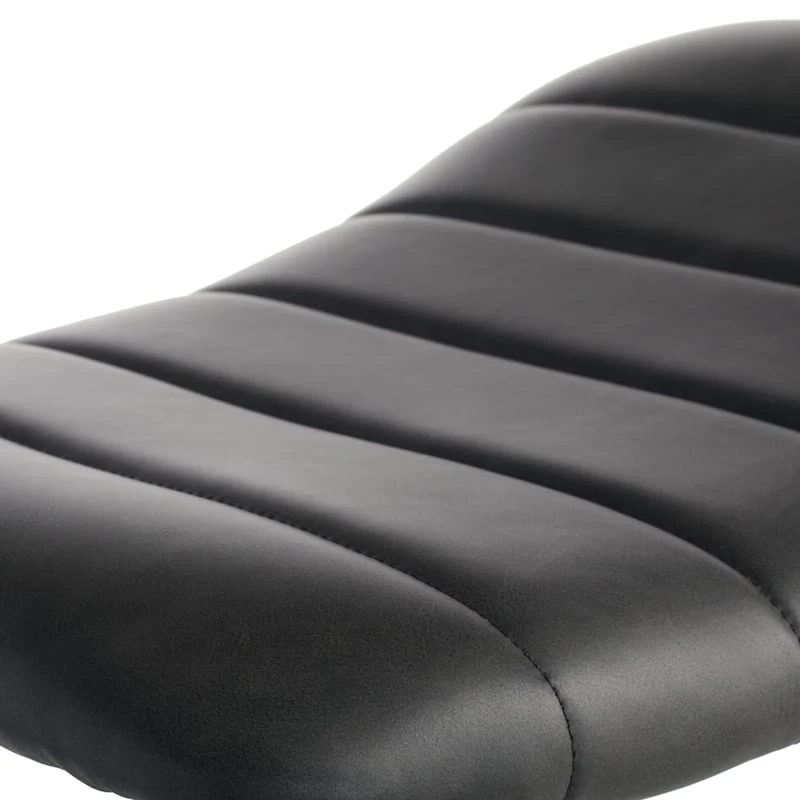 Crosby St Jude Black Backless Counter Stool, 24" 6 Crosby St Jude Black Backless Counter Stool, 24" - Image 4