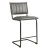 Crosby St Luka Faux Leather Counter Stool, Grey -Furniture Series Sale crosby st luka faux leather counter stool grey