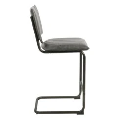 Crosby St Luka Faux Leather Counter Stool, Grey -Furniture Series Sale crosby st luka faux leather counter stool grey 2