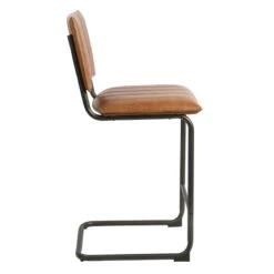 Crosby St Luka Faux Leather Counter Stool, Light Brown -Furniture Series Sale crosby st luka faux leather counter stool light brown 2