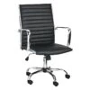 Crosby St Maxwell Adjustable Faux Leather Office Chair, Black -Furniture Series Sale crosby st maxwell adjustable faux leather office chair black