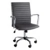 Crosby St Maxwell Adjustable Faux Leather Office Chair, Grey -Furniture Series Sale crosby st maxwell adjustable faux leather office chair grey