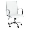 Crosby St Maxwell Adjustable Faux Leather Office Chair, White 1 Crosby St Maxwell Adjustable Faux Leather Office Chair, White -Furniture Series Sale crosby st maxwell adjustable faux leather office chair white