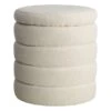 Crosby St Pax Cream Boucle Storage Ottoman -Furniture Series Sale crosby st pax cream boucle storage ottoman