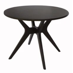 Crosby St Starburst Walnut Round Dining Table, 42"