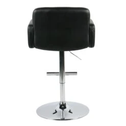 Crosby St Stout Adjustable Faux Leather Barstool, Black -Furniture Series Sale crosby st stout adjustable faux leather barstool black 3