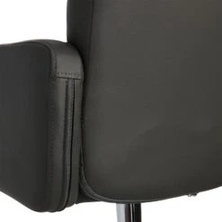 Crosby St Stout Adjustable Faux Leather Barstool, Grey -Furniture Series Sale crosby st stout adjustable faux leather barstool grey 4