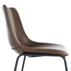 Drake Modern Industrial Faux Leather Dining Chair, Espresso 11 Drake Modern Industrial Faux Leather Dining Chair, Espresso -Furniture Series Sale drake modern industrial faux leather dining chair espresso 3