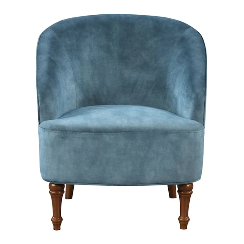 Ella Slate Blue Accent Chair 4 Ella Slate Blue Accent Chair - Image 2
