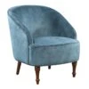 Ella Slate Blue Accent Chair -Furniture Series Sale ella slate blue accent chair