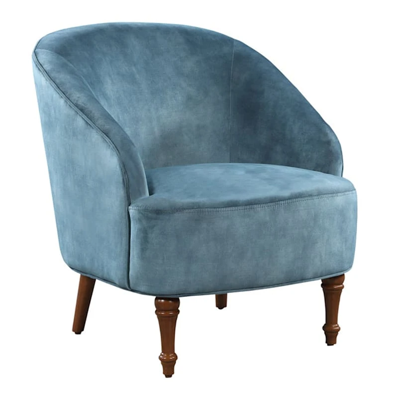 Ella Slate Blue Accent Chair 3 Ella Slate Blue Accent Chair