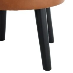 Emmy Ottoman Faux Leather, Cognac -Furniture Series Sale emmy ottoman faux leather cognac 2