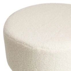Emmy Ottoman, Sherpa Cream -Furniture Series Sale emmy ottoman sherpa cream 2