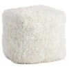 Faye Pouf, Ivory -Furniture Series Sale faye pouf ivory