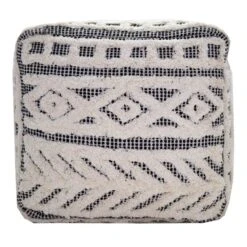 Found & Fable Kai Diamond Tufted Pouf, 16" 11 Found & Fable Kai Diamond Tufted Pouf, 16" -Furniture Series Sale found fable kai diamond tufted pouf 16 4