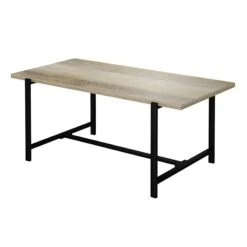 Found & Fable Loggy Wood & Metal Dining Table, 71" -Furniture Series Sale found fable loggy wood metal dining table 71 2