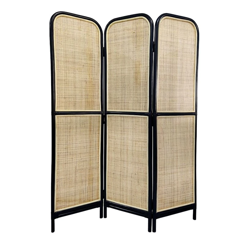 Found & Fable Zola Rattan Room Divider 3 Found & Fable Zola Rattan Room Divider