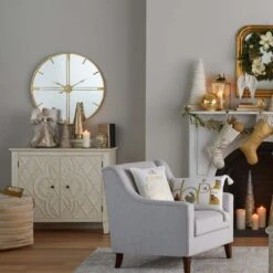 Furniture Series Sale -Furniture Series Sale gold foil print tassel pouf 1