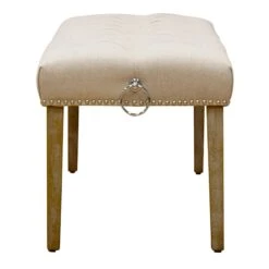 Grace Mitchell Bailey Tufted Bench With Ring Accents -Furniture Series Sale grace mitchell bailey tufted bench with ring accents 2