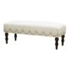 Grace Mitchell Ellery Bench With Scalloped Nailheads -Furniture Series Sale grace mitchell ellery bench with scalloped nailheads