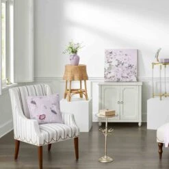 Grace Mitchell Olivia Striped Scalloped Armchair -Furniture Series Sale grace mitchell olivia striped scalloped armchair 4