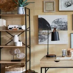 Honeybloom 4-Tier Burnaby Wood & Metal Shelf 16 Honeybloom 4-Tier Burnaby Wood & Metal Shelf -Furniture Series Sale honeybloom 4 tier burnaby wood metal shelf 6