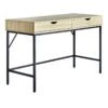 Honeybloom Burnaby 2-Drawer Wood & Metal Desk -Furniture Series Sale honeybloom burnaby 2 drawer wood metal desk