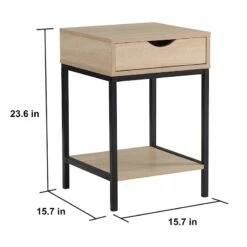Honeybloom Burnaby End Table -Furniture Series Sale honeybloom burnaby end table 5
