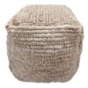 Honeybloom Caleb Jute Square Pouf -Furniture Series Sale honeybloom caleb jute square pouf