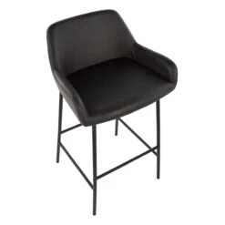 Honeybloom Destin Barstool, Dark Brown -Furniture Series Sale honeybloom destin barstool dark brown 5