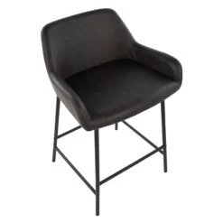 Honeybloom Destin Counter Stool, Dark Brown -Furniture Series Sale honeybloom destin counter stool dark brown 5