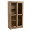 Honeybloom Fullerton 4-Shelf Sliding Door Cabinet -Furniture Series Sale honeybloom fullerton 4 shelf sliding door cabinet